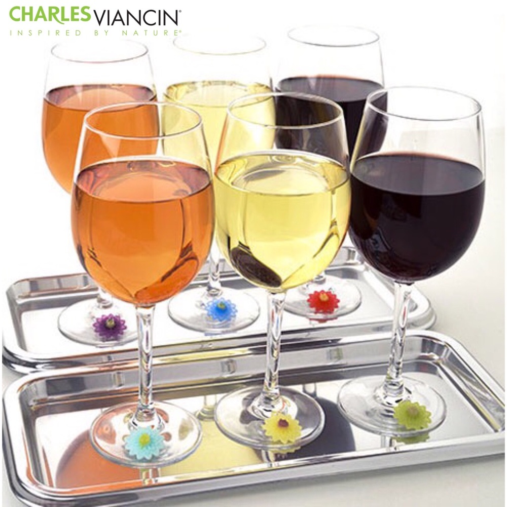 Charles Viancin Dahlia Drink Markers